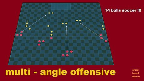 Ukrainian Soccer  ( any two points directed towards the net can score ) Game