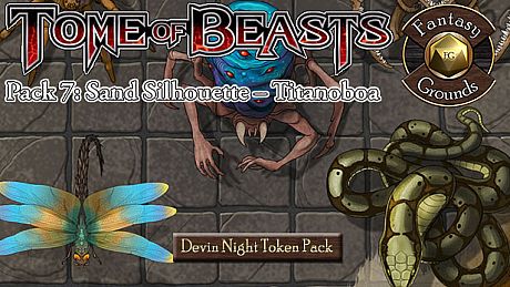 Fantasy Grounds - Devin Night Pack Tome of Beasts pack 7 (Token Pack) DLC