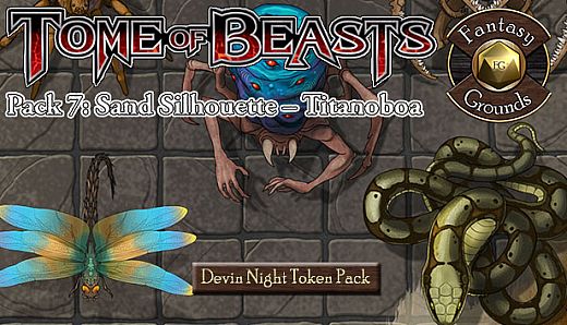 Fantasy Grounds - Devin Night Pack Tome of Beasts pack 7 (Token Pack)