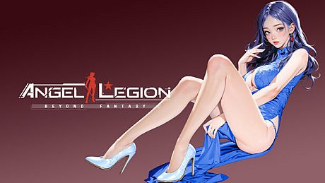 Angel Legion-DLC High-Slit Cheongsam (Blue) DLC