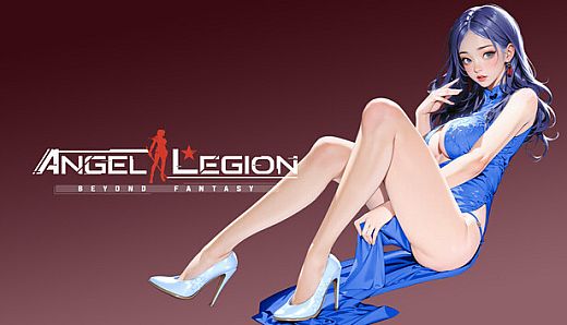 Angel Legion-DLC High-Slit Cheongsam (Blue)