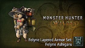 Monster Hunter Wilds - Felyne Layered Armor Set: Felyne Ashigaru