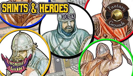 Fantasy Grounds - Saints & Heroes, Volume 13 (Token Pack)