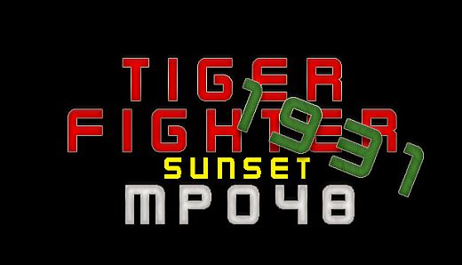 Tiger Fighter 1931 Sunset MP048
