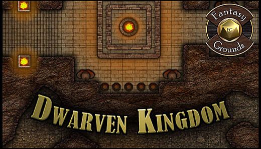 Fantasy Grounds - Paths to Adventure: Dwarven Kingdom (Map Pack)