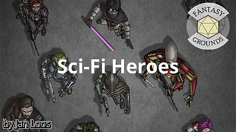 Fantasy Grounds - Jans Tokenpack 20 - Sci-Fi Heroes 1 DLC