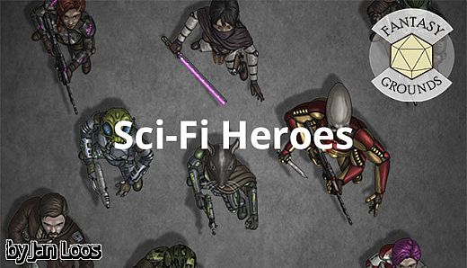 Fantasy Grounds - Jans Tokenpack 20 - Sci-Fi Heroes 1