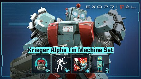 Exoprimal - Krieger Alpha Tin Machine Set DLC