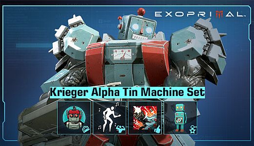 Exoprimal - Krieger Alpha Tin Machine Set