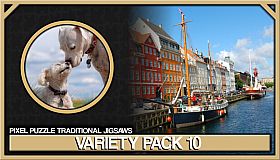 Pixel Puzzles Traditional Jigsaws Pack: Variety Pack 10