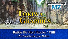 RPG Maker MZ - TOKIWA GRAPHICS Battle BG No.3 Rocks/Cliff