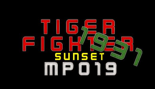 Tiger Fighter 1931 Sunset MP019