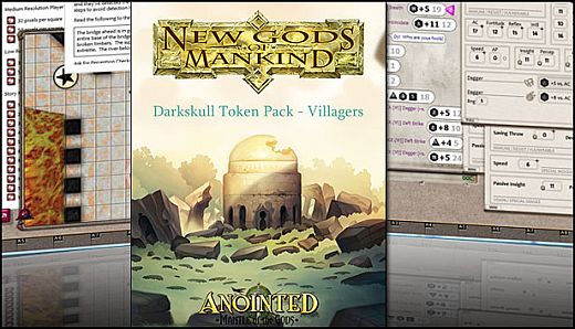 Fantasy Grounds - New Gods of Mankind - Anointed: Token Pack - Villagers of Naalrinnon