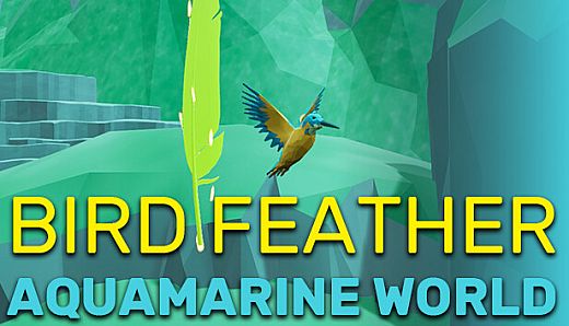 Bird Feather: Aquamarine World