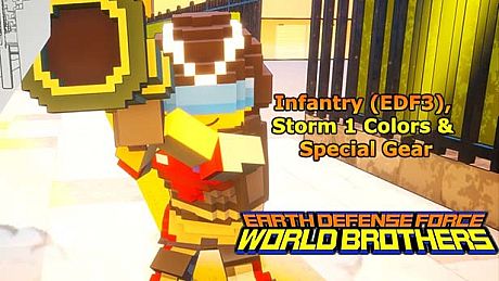 EARTH DEFENSE FORCE: WORLD BROTHERS - Infantry (EDF3), Storm 1 Colors & Special Gear DLC