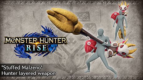 Monster Hunter Rise - "Stuffed Malzeno" Hunter layered weapon (Lance) DLC