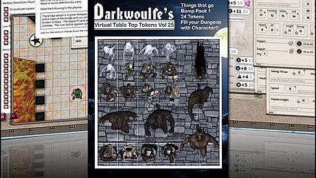 Fantasy Grounds - Darkwoulfe's Volume 25 - Things that go Bump Pack 1 (Token Pack) DLC