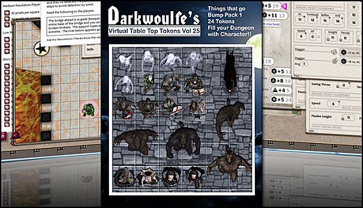 Fantasy Grounds - Darkwoulfe's Volume 25 - Things that go Bump Pack 1 (Token Pack)