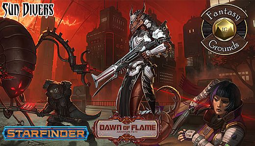 Fantasy Grounds - Starfinder RPG - Dawn of Flame AP 3: Sun Divers (SFRPG)