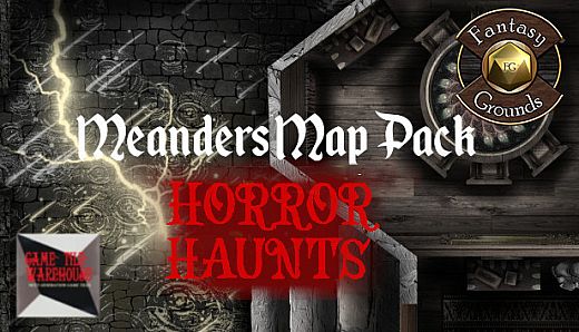 Fantasy Grounds - Meanders Map Pack: Horror Haunts (Map Pack)