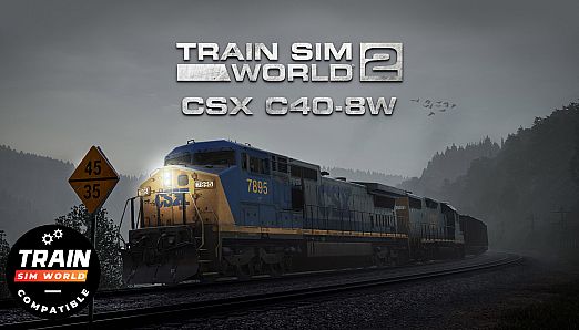 Train Sim World 4 Compatible: CSX C40 - 8W