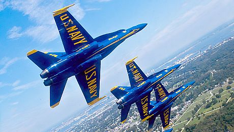 Blue Angels Aerobatic Flight Simulator Game
