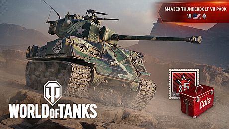 World of Tanks — M4A3E8 Thunderbolt VII Pack (VI American Medium Tank)  DLC