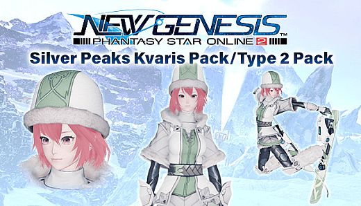 Phantasy Star Online 2 New Genesis - Silver Peaks Kvaris Pack/Type 2 Pack