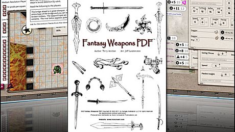Fantasy Grounds - Rolemaster Classic: Fantasy Weapons DLC