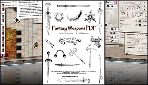 Fantasy Grounds - Rolemaster Classic: Fantasy Weapons