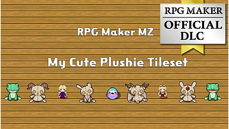 RPG Maker MZ - My Cute Plushie Tileset DLC