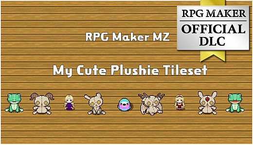 RPG Maker MZ - My Cute Plushie Tileset