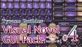 Tyrano Builder - Visual Novel GUI Pack #4 Color-Navy [kopanda UI]