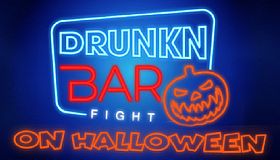 Drunkn Bar Fight on Halloween