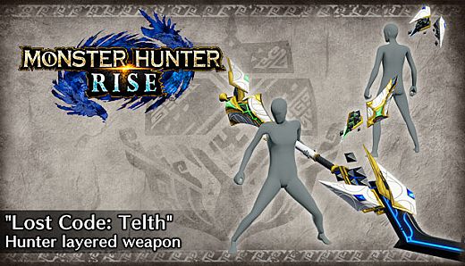 Monster Hunter Rise - "Lost Code: Telth" Hunter layered weapon (Insect Glaive)
