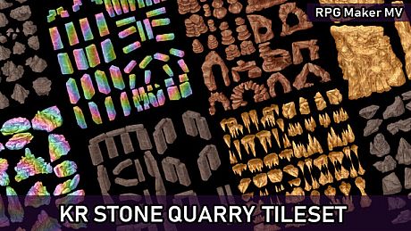 RPG Maker MV - KR Stone Quarry Tileset DLC