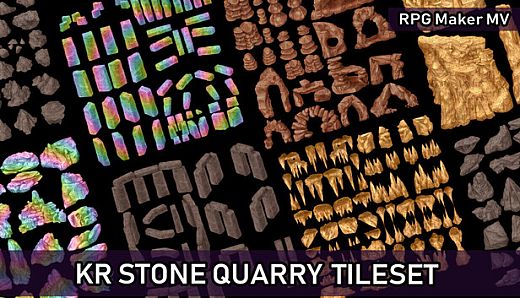 RPG Maker MV - KR Stone Quarry Tileset