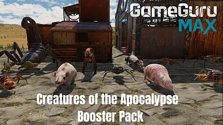 GameGuru MAX Wasteland Booster Pack- Creatures of the Apocalypse DLC