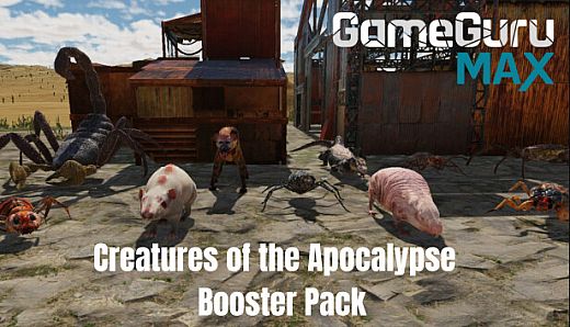 GameGuru MAX Wasteland Booster Pack- Creatures of the Apocalypse
