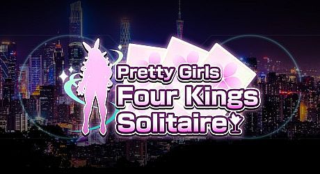 Pretty Girls Four Kings Solitaire Game