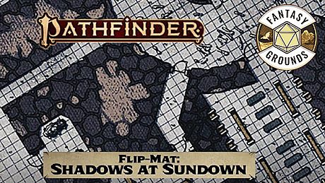 Fantasy Grounds - Pathfinder RPG - Pathfinder Flip-Mat - Shadows at Sundown DLC