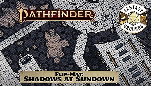 Fantasy Grounds - Pathfinder RPG - Pathfinder Flip-Mat - Shadows at Sundown