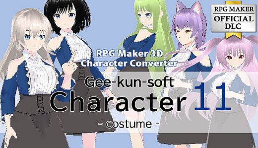 RPG Maker 3D Character Converter - Gee-kun-soft character 11 costume