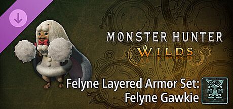 Monster Hunter Wilds - Felyne Layered Armor Set: Felyne Gawkie DLC