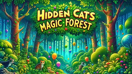 Hidden Cats: Magic Forest Game