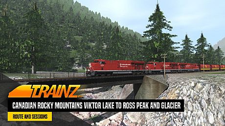 Trainz 2022 DLC - Canadian Rocky Mountains Viktor Lake to Ross Peak and Glacier DLC