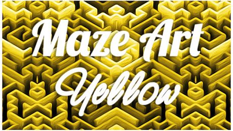 Maze Art: Yellow Game