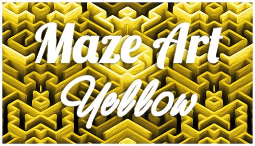 Maze Art: Yellow