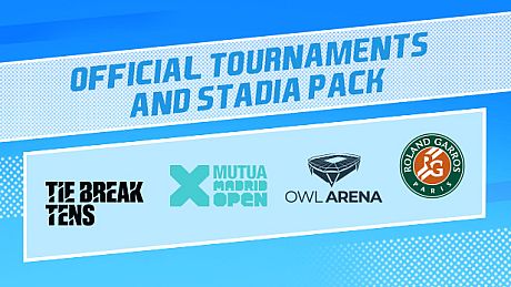 Tennis World Tour 2 Official Tournaments and Stadia Pack DLC