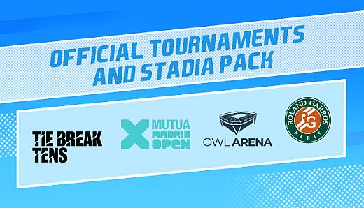Tennis World Tour 2 Official Tournaments and Stadia Pack